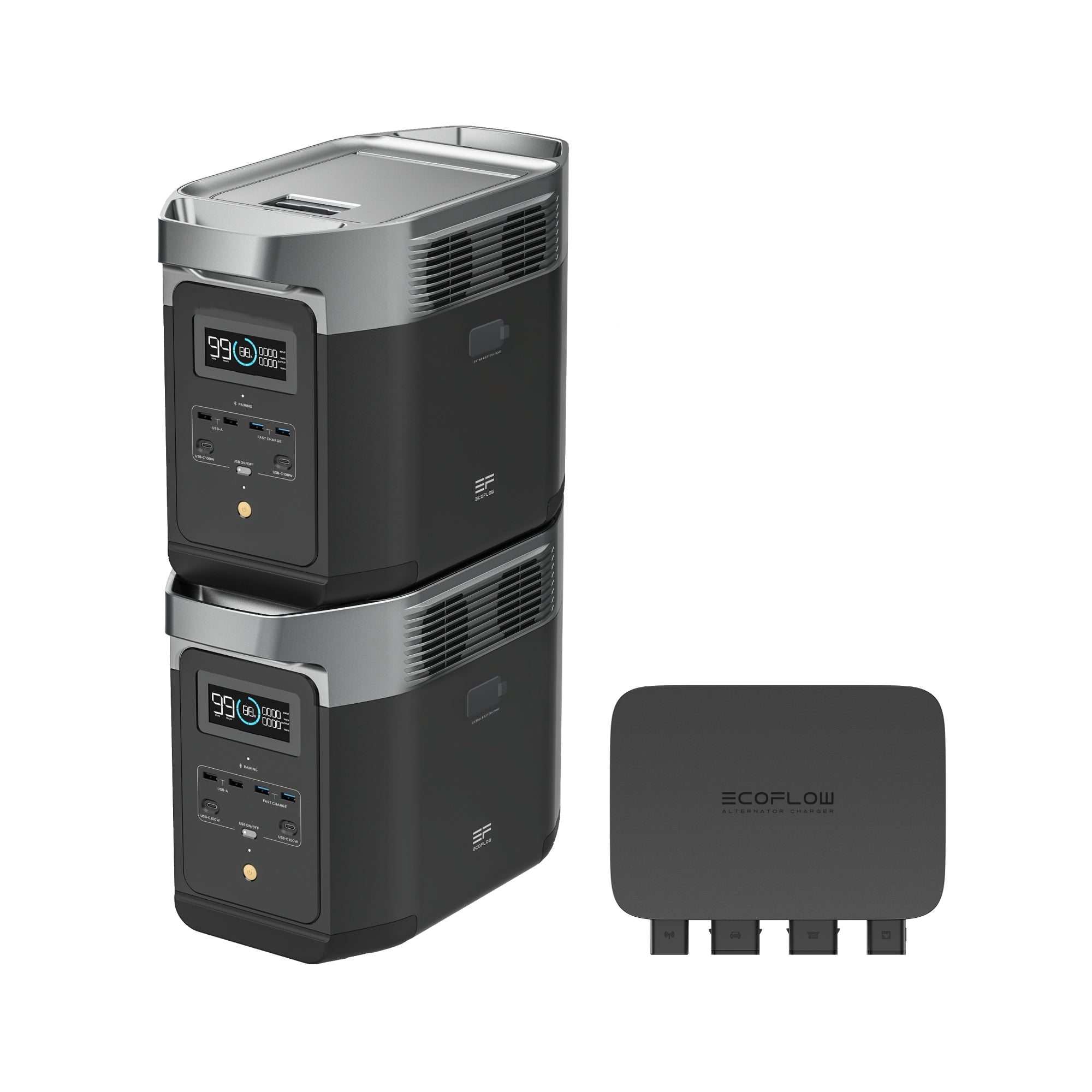 EcoFlow DELTA 2 Twin Set with 800W Alternator Charger