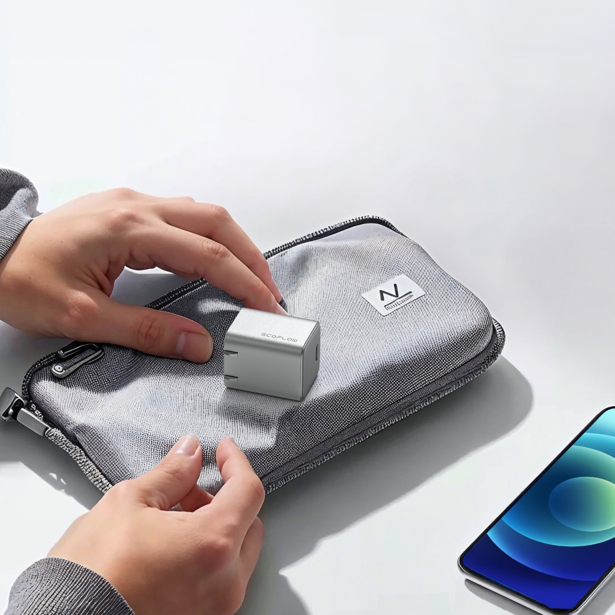 EcoFlow RAPID 30W GaN Wall Charger with 60W Cable - 2 pack