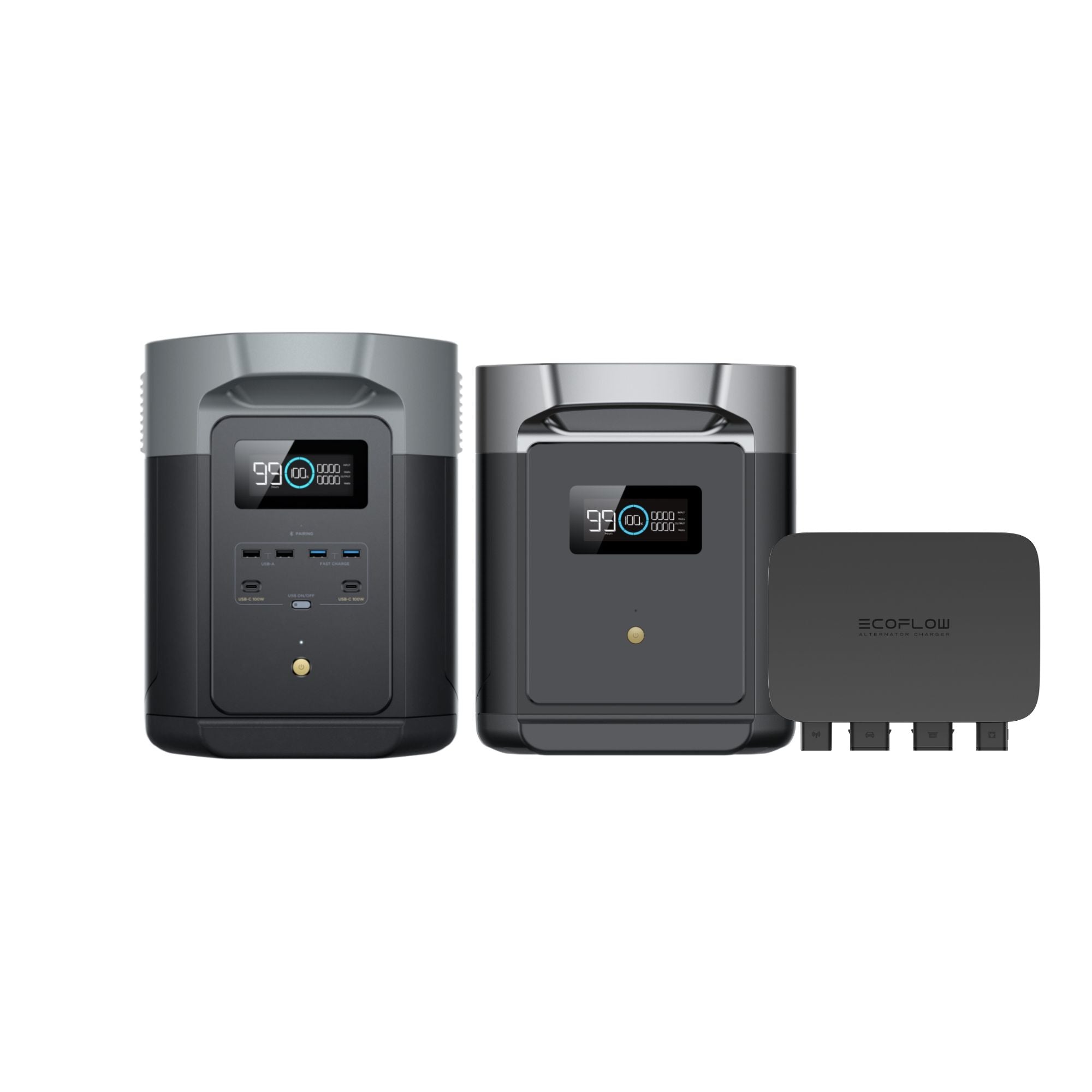 EcoFlow DELTA 2 Max with Extra Battery + 800W Alternator Charger