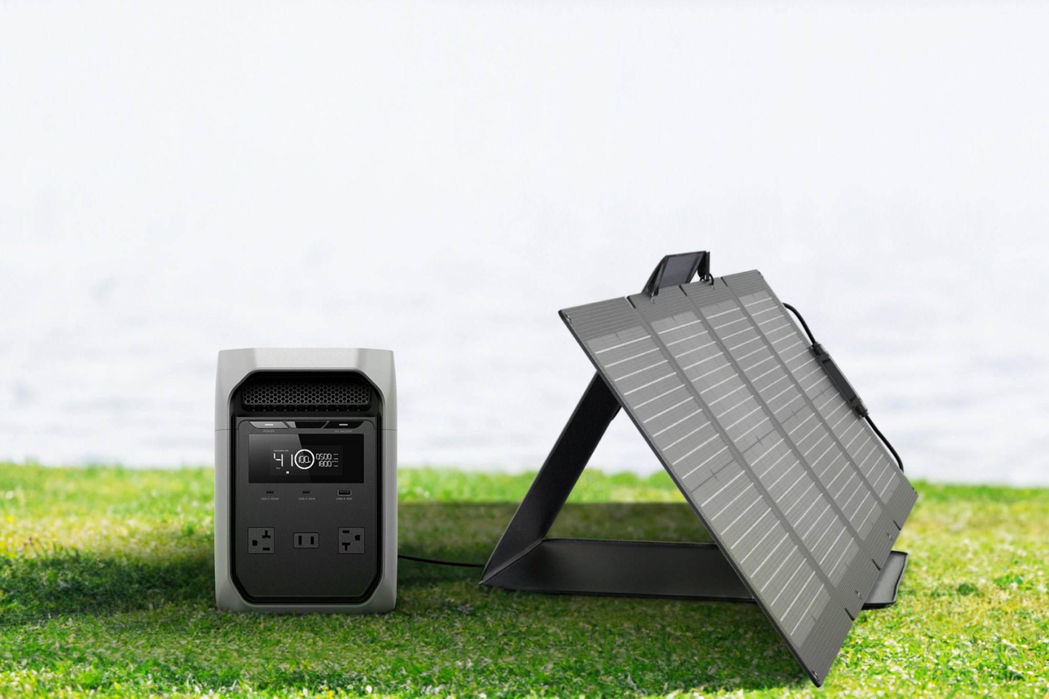 EcoFlow 1kwh Solar Generator Combo, Delta 3 Classic + 110W Solar Panel