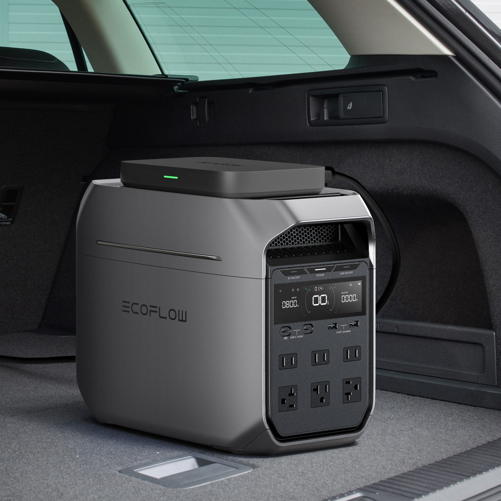 EcoFlow DELTA 3 Plus Portable Power Station with 800W Alternator Charger