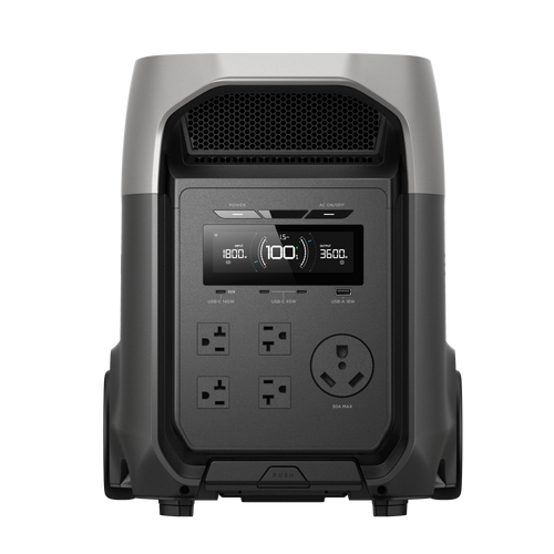 EcoFlow 24kwh Solar Generator Combo, Delta 3 Ultra+Smart Generator 3000 (Dual Fuel)