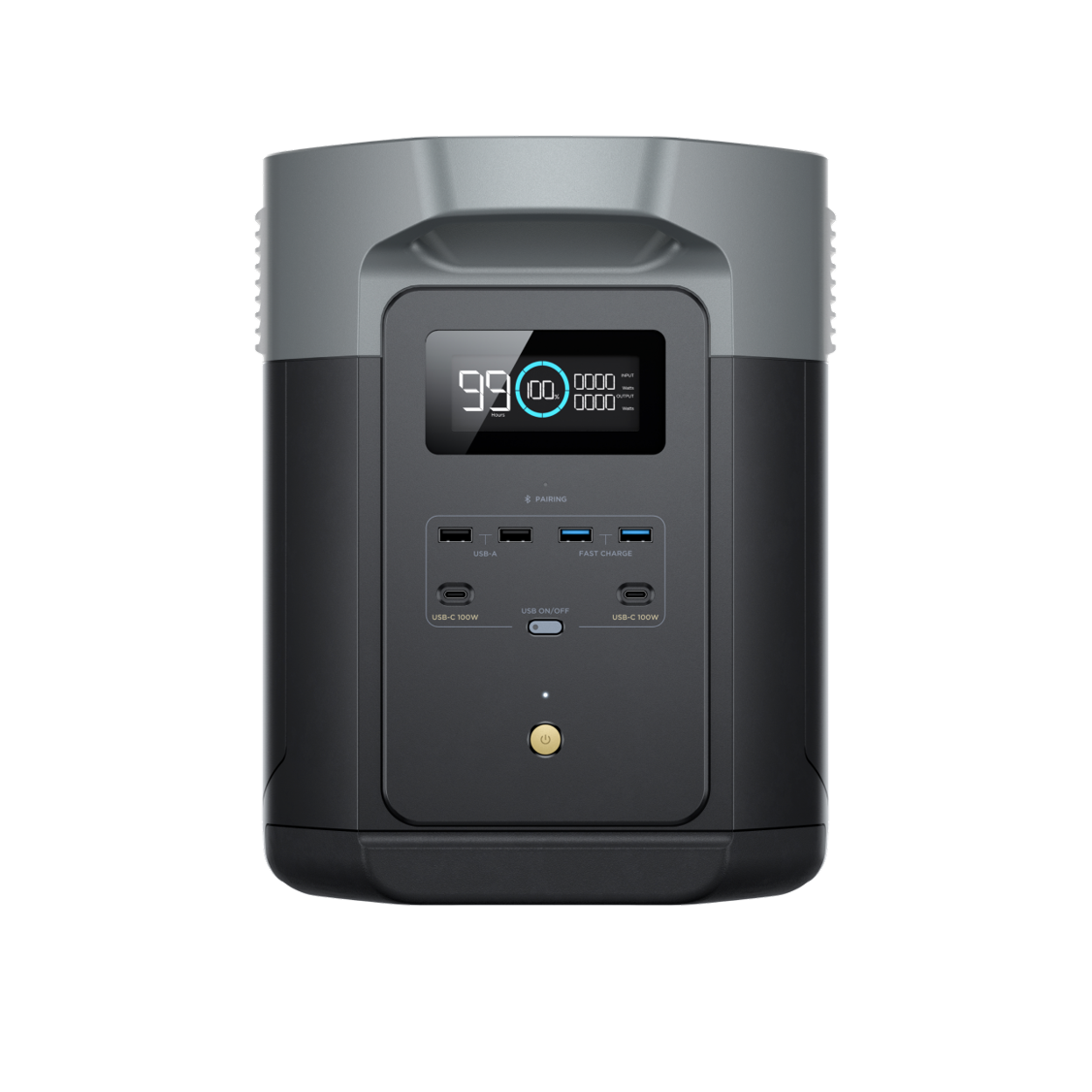 EcoFlow GLACIER Classic 55L Portable Fridge Freezer + Plug-in Battery with Delta 2 Max Portable Power Station